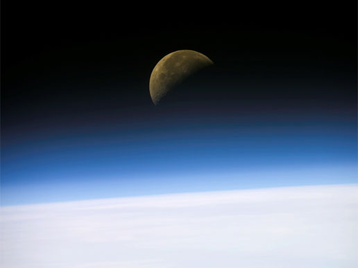 Moon Facing Earth