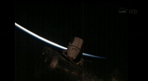 Dragon Successfully Captured and Berthed at Space Station