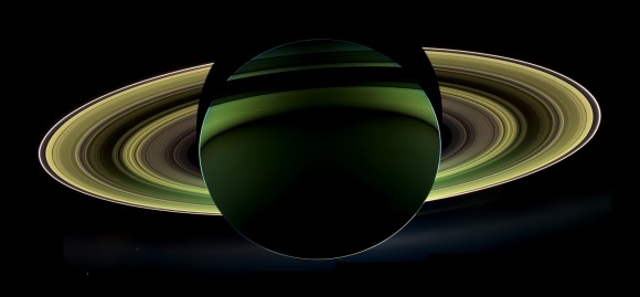 Gorgeous New Backlit View of Saturn