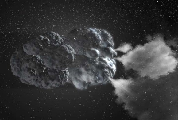 An artist's conception of a comet. Credit: NASA/JPL-Caltech