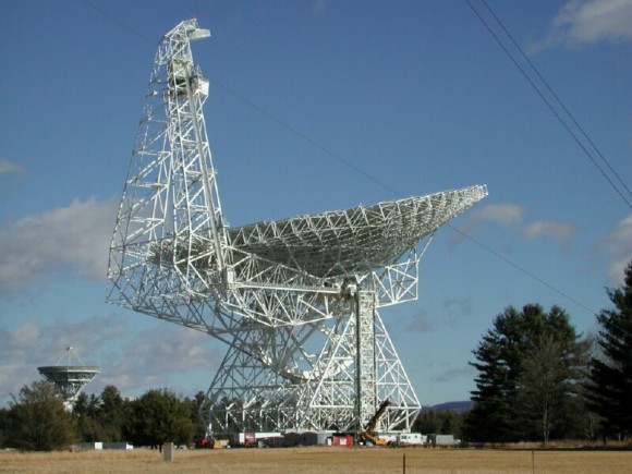 The Green Bank Telescope.  Credit: NRAO