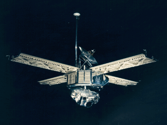 Artist's conception of Mariner 6. Credit: NASA