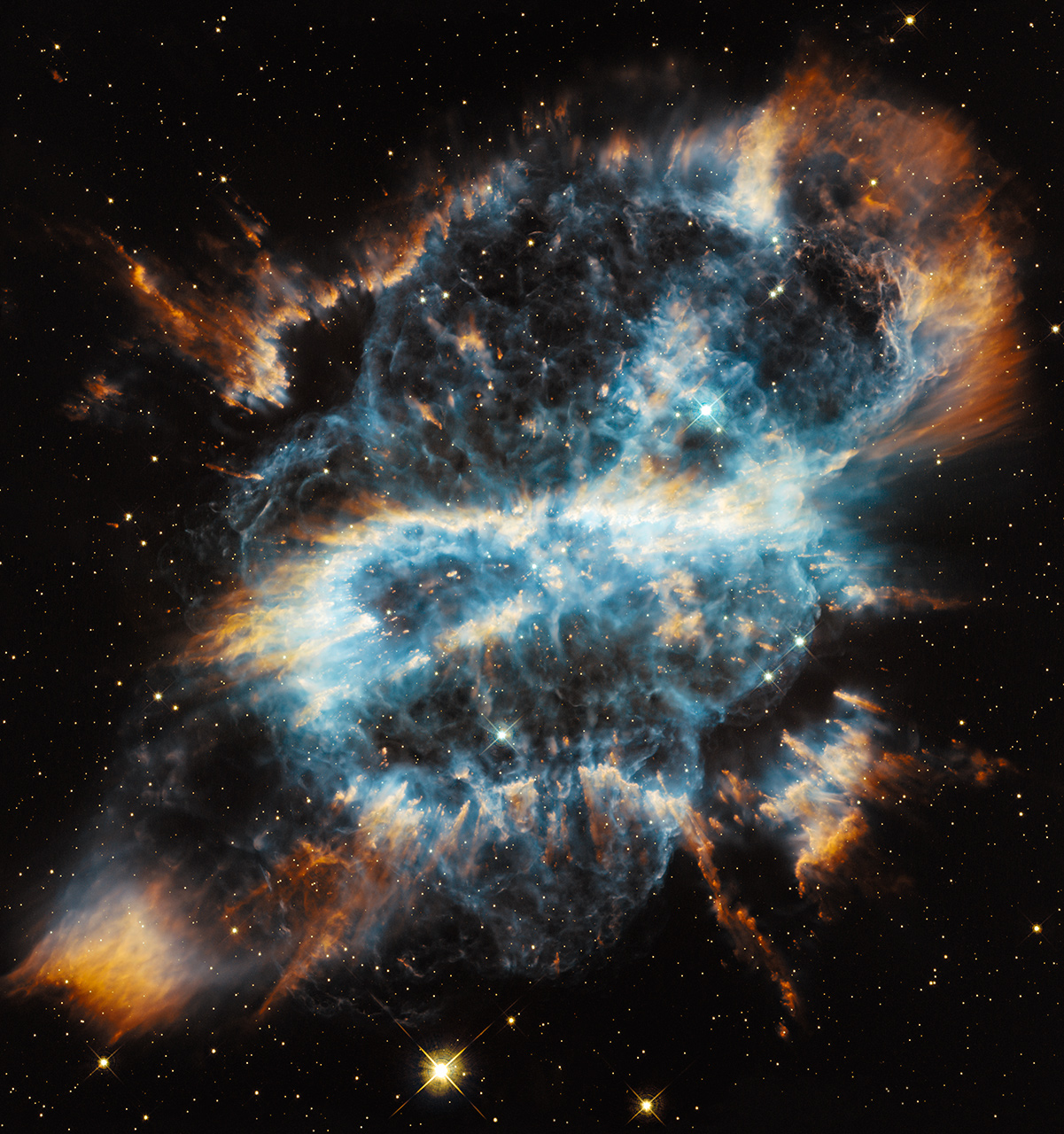 Planetinis ūkas NGC 5189. ©NASA, ESA, Hubble Heritage Team (STScI/AURA)